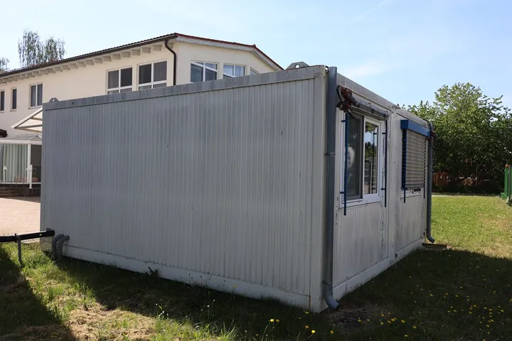 Containeranlage Doppelcontainer Büro Maße pro Container 600 x 300 x 300, inkl. Klimaanlage